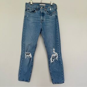 Levi's Premium Wedgie Distressed Jeans